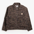 Carhartt WIP Duck Detroit Jacket, Camo Duck Green Porphyry (Garment Dyed), Detail Shot 1