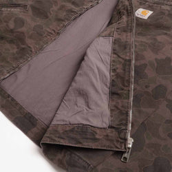 thumbnail Carhartt WIP Duck Detroit Jacket, Camo Duck Green Porphyry (Garment Dyed), Detail Shot 4