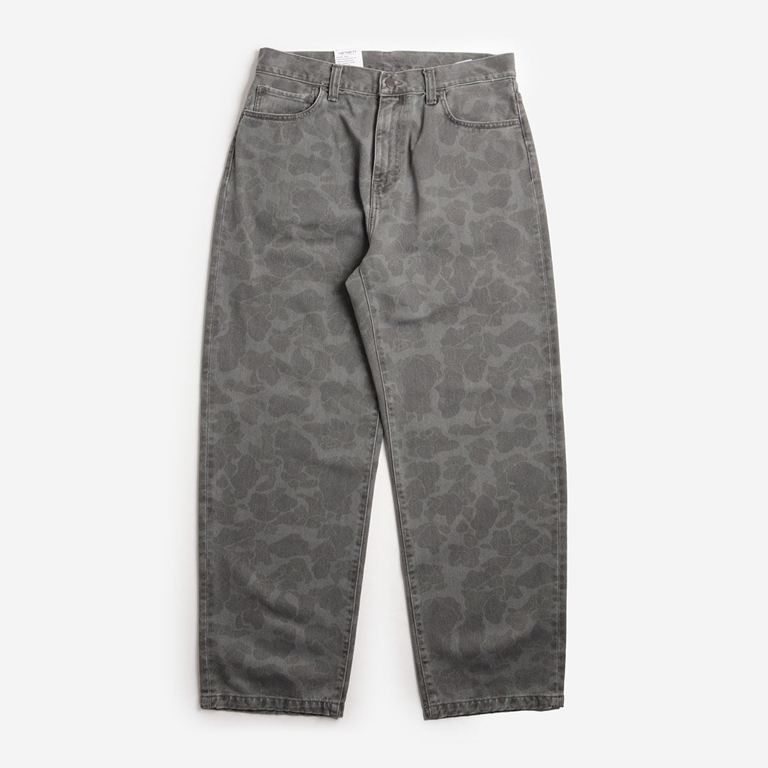 main Carhartt WIP Duck Landon Pant, Camo Duck Black (Heavy Bleached), Detail Shot 1