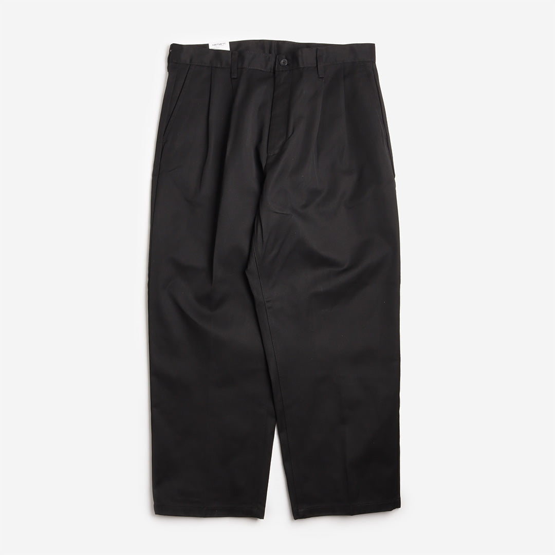 Carhartt WIP Evan Pant, Black (Rigid), Detail Shot 1