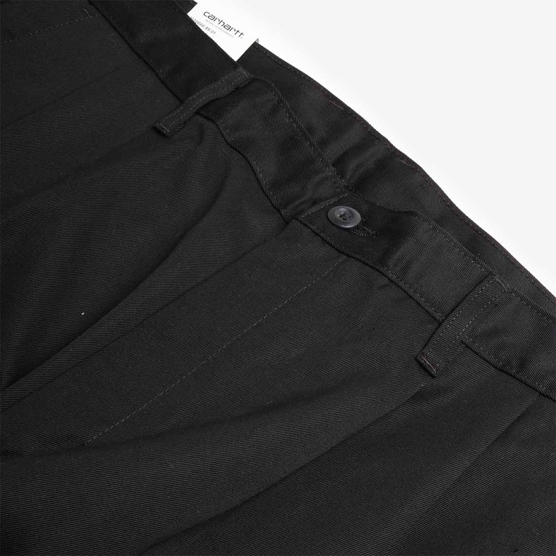 Carhartt WIP Evan Pant, Black (Rigid), Detail Shot 3