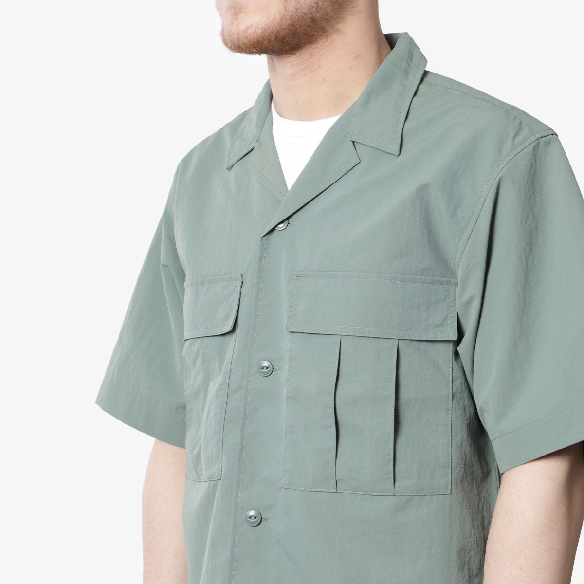 Carhartt WIP Evers Shirt, Park, Detail Shot 2