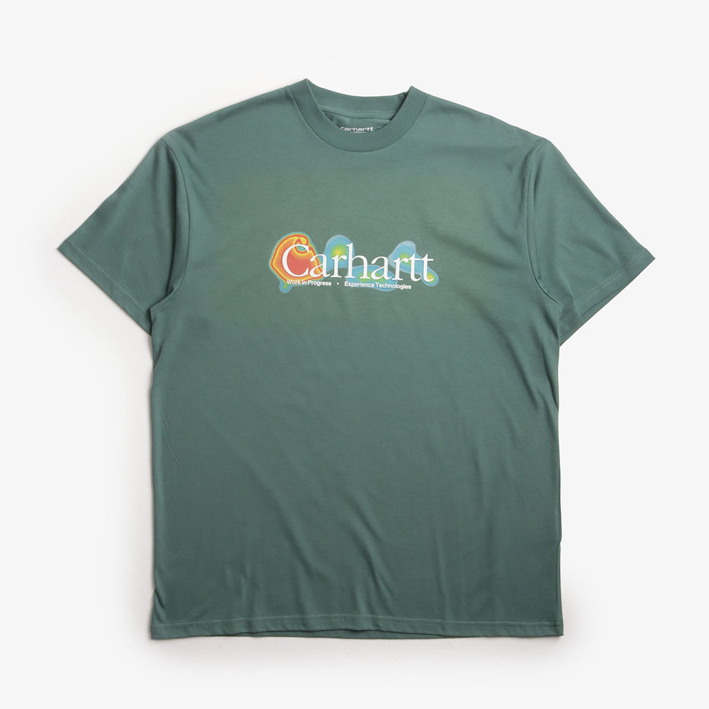 Carhartt WIP Experiential T-Shirt, Silver Pine, Detail Shot 1