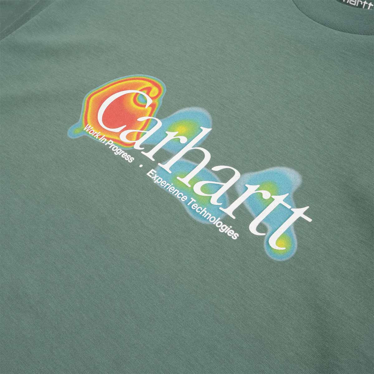main Carhartt WIP Experiential T-Shirt, Silver Pine, Detail Shot 2