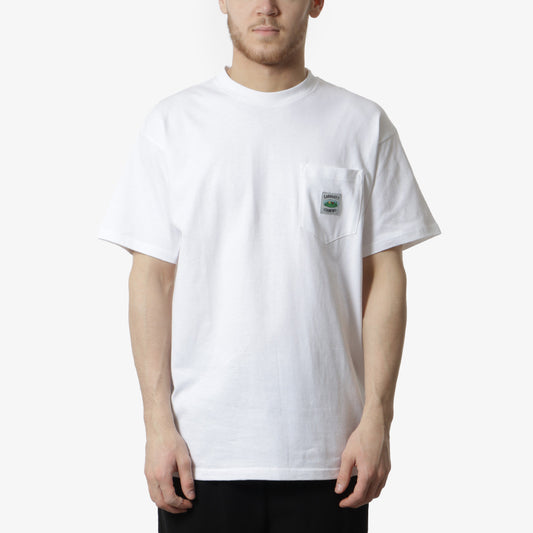 Carhartt WIP Field Pocket T-Shirt, White, Detail Shot 1
