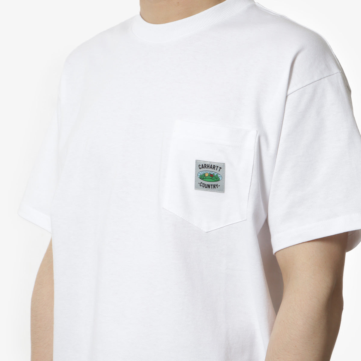 Carhartt WIP Field Pocket T-Shirt, White, Detail Shot 2