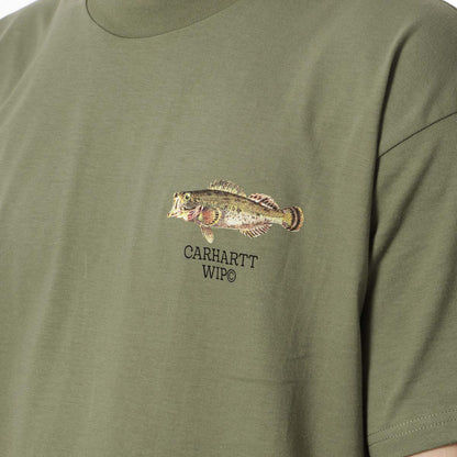 Carhartt WIP S/S Fish T-Shirt Dollar Green S