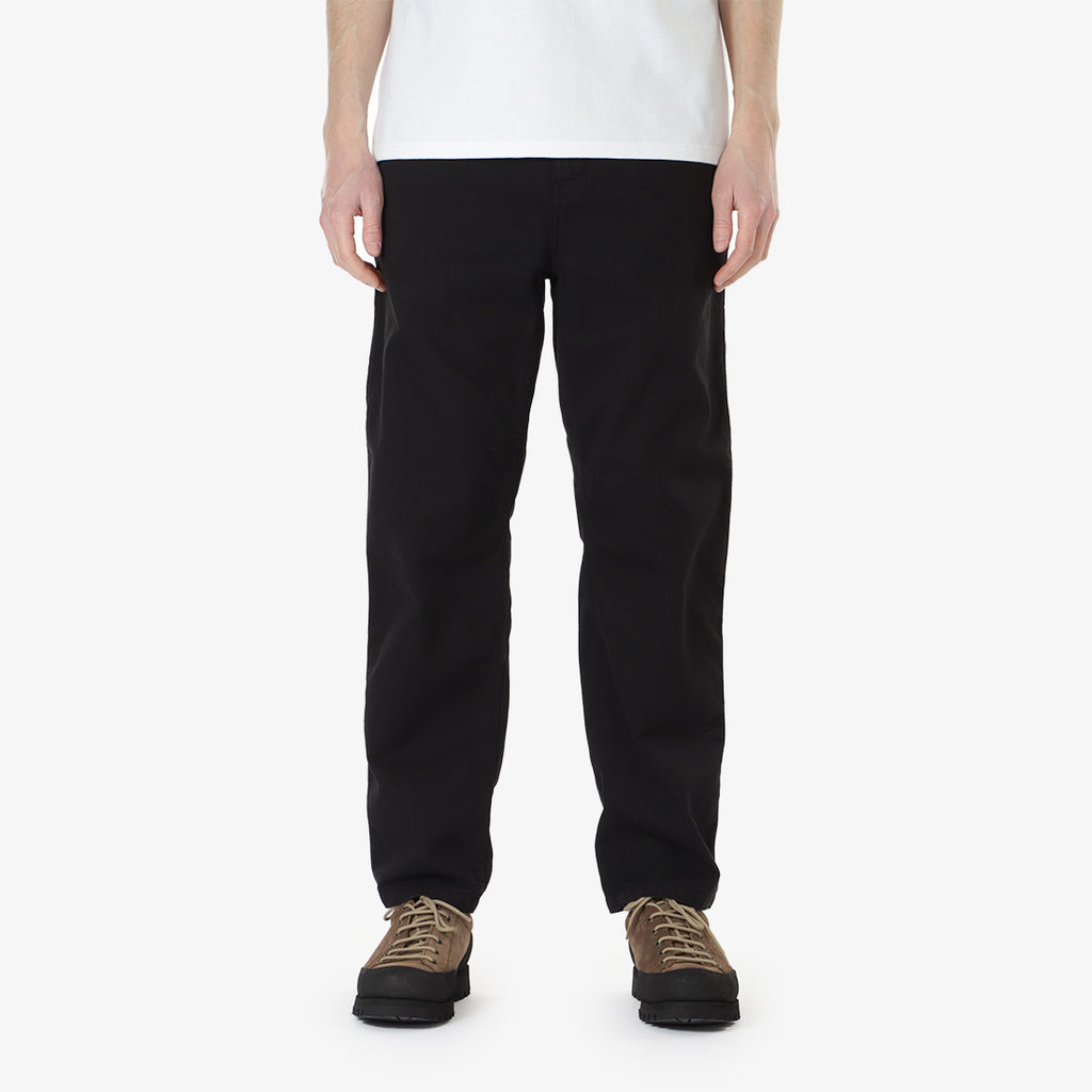 Carhartt WIP Flint Pant, Black (Garment Dyed), Detail Shot 1