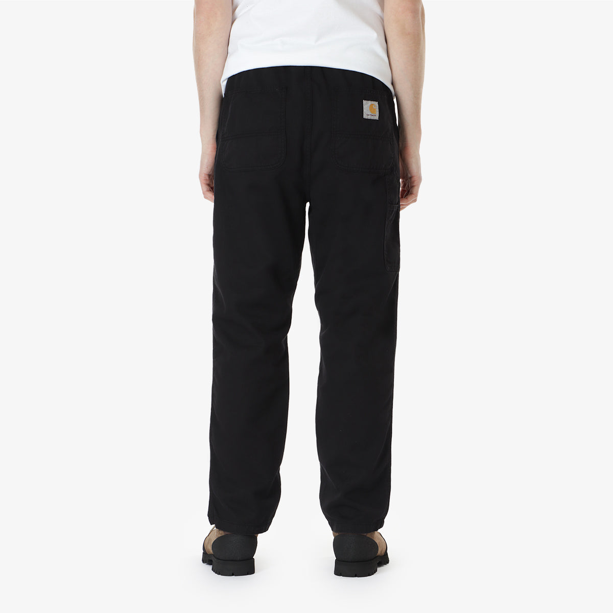 Carhartt WIP Flint Pant, Black (Garment Dyed), Detail Shot 3