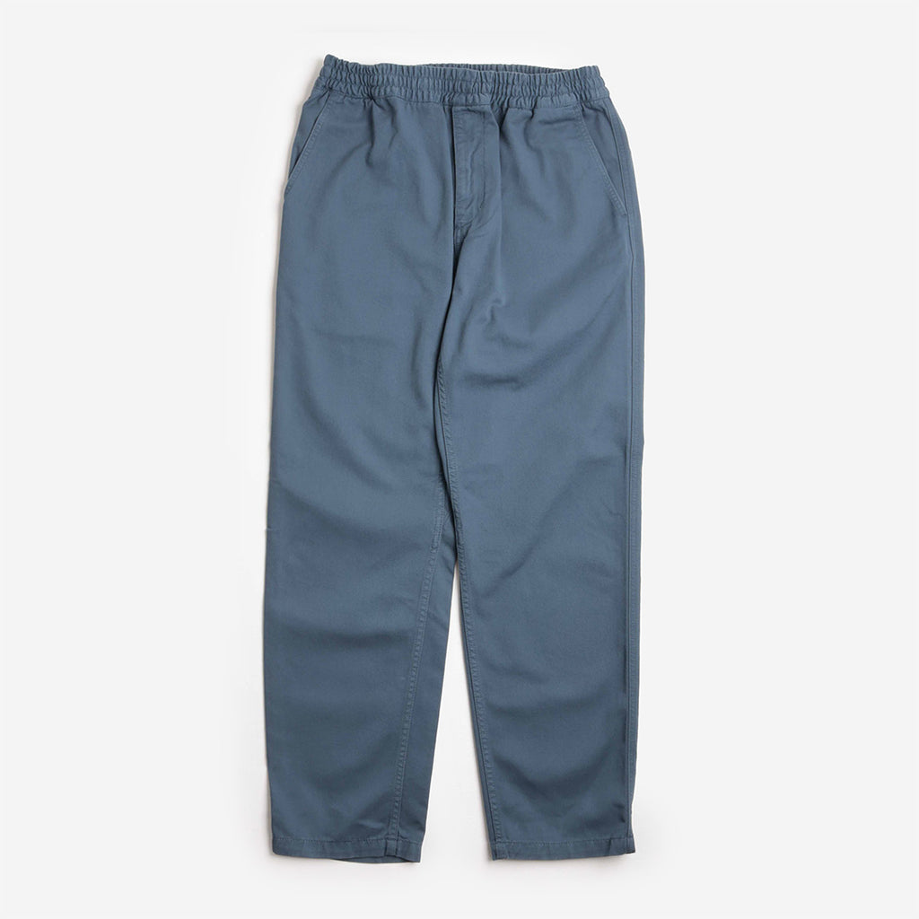 Carhartt WIP Flint Pant, Office Blue (Garment Dyed), Detail Shot 1