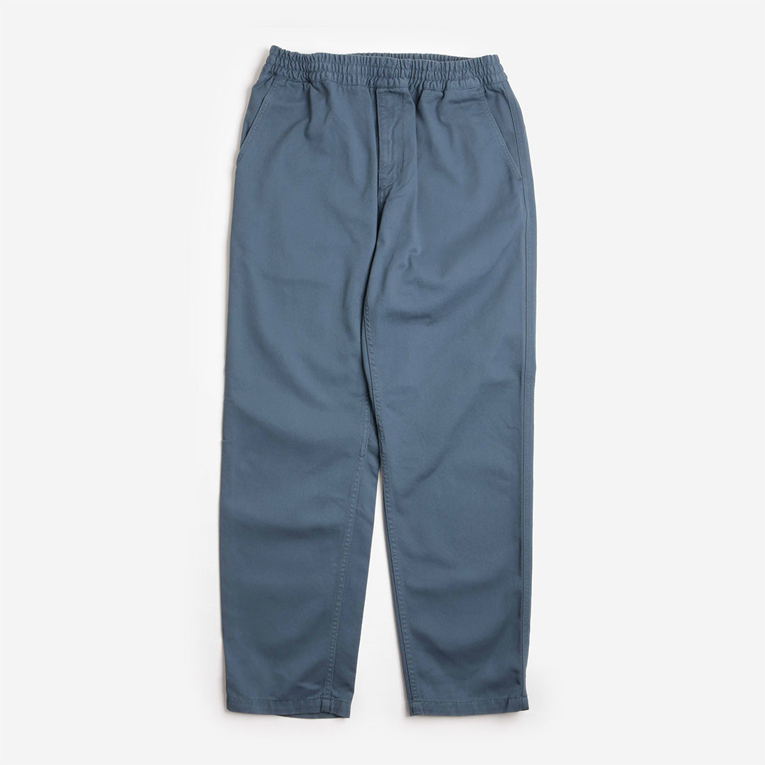 Carhartt WIP Flint Pant, Office Blue (Garment Dyed), Detail Shot 1