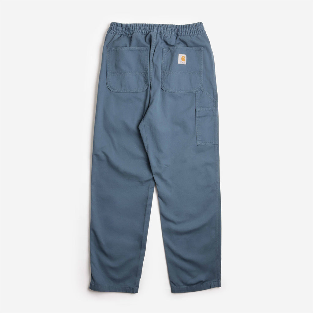 Carhartt WIP Flint Pant, Office Blue (Garment Dyed), Detail Shot 2