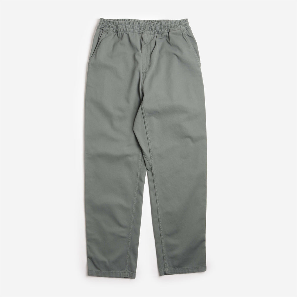 Carhartt WIP Flint Pant, Velvet Green (Garment Dyed), Detail Shot 1