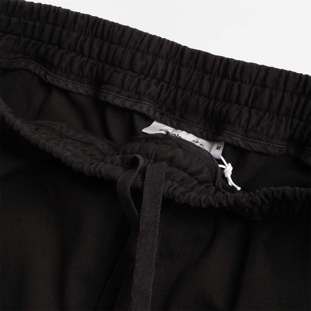 Carhartt WIP Flint Shorts, Black (Garment Dyed), Detail Shot 2