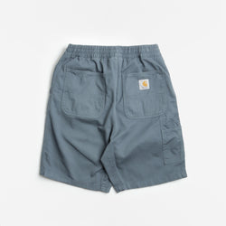 thumbnail Carhartt WIP Flint Shorts, Cozy Blue (Garment Dyed), Detail Shot 2