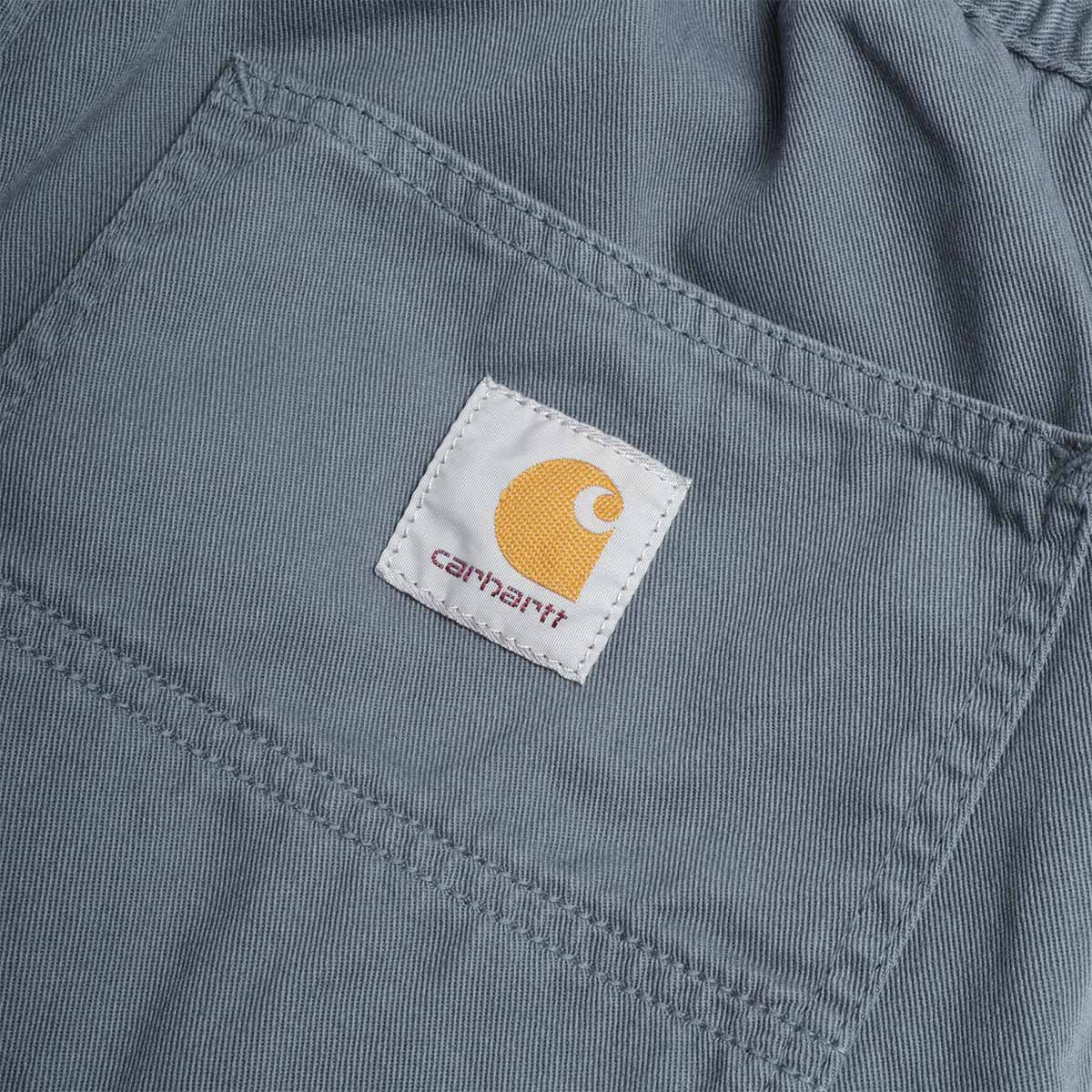 Carhartt WIP Flint Shorts, Cozy Blue (Garment Dyed), Detail Shot 5