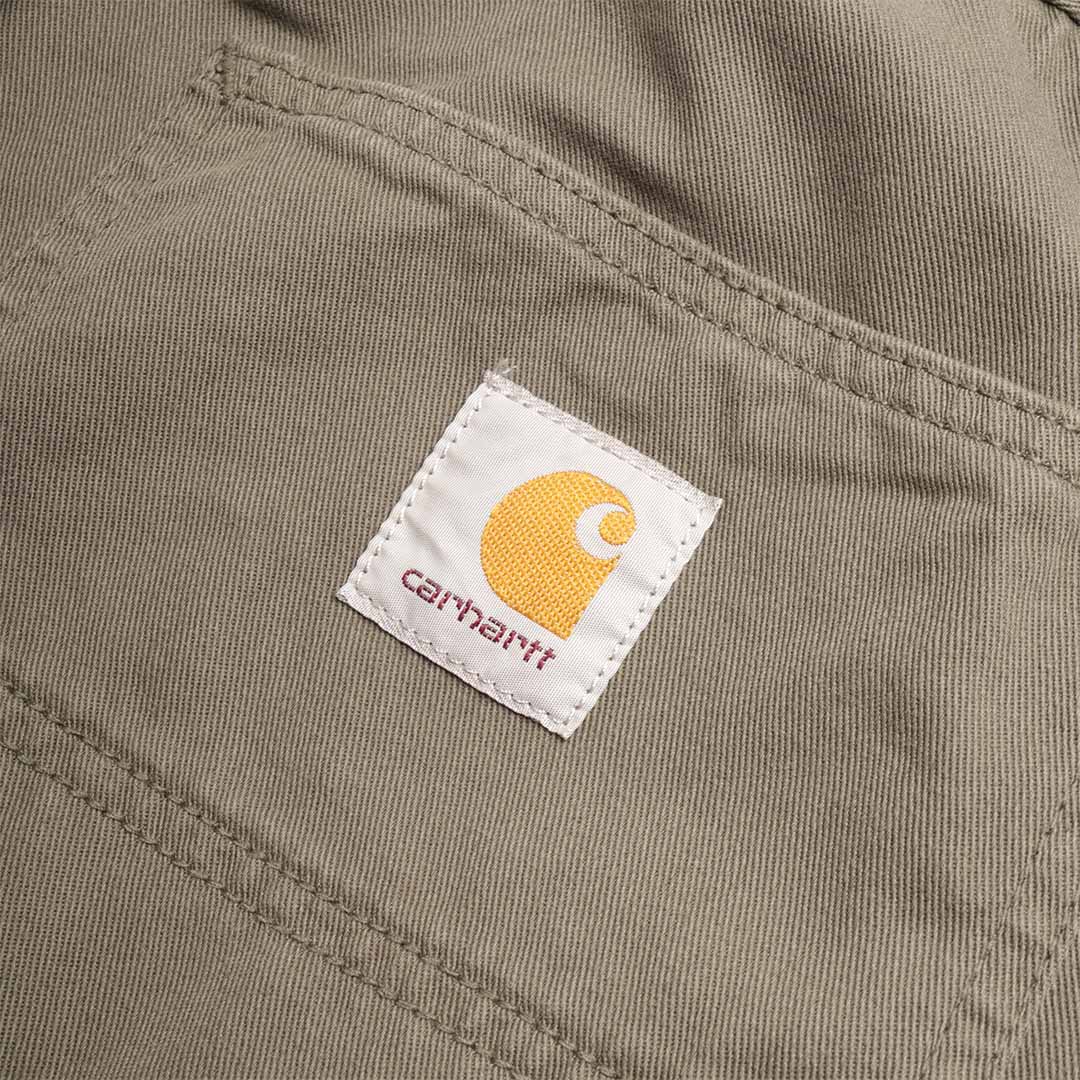 Carhartt WIP Flint Shorts, Leaf (Garment Dyed), Detail Shot 5
