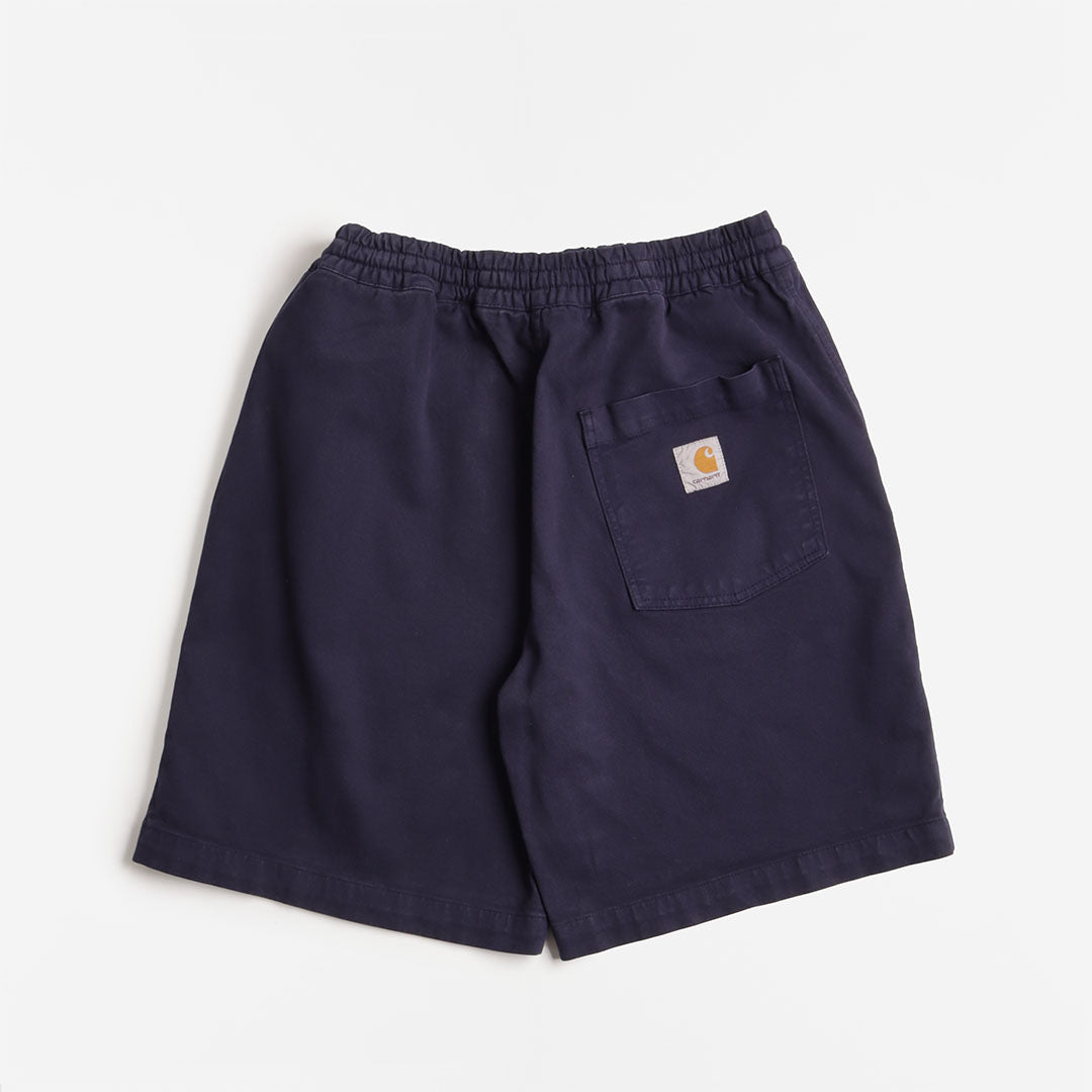 Carhartt WIP Floyde Shorts, Air Force Blue (Garment Dyed), Detail Shot 3