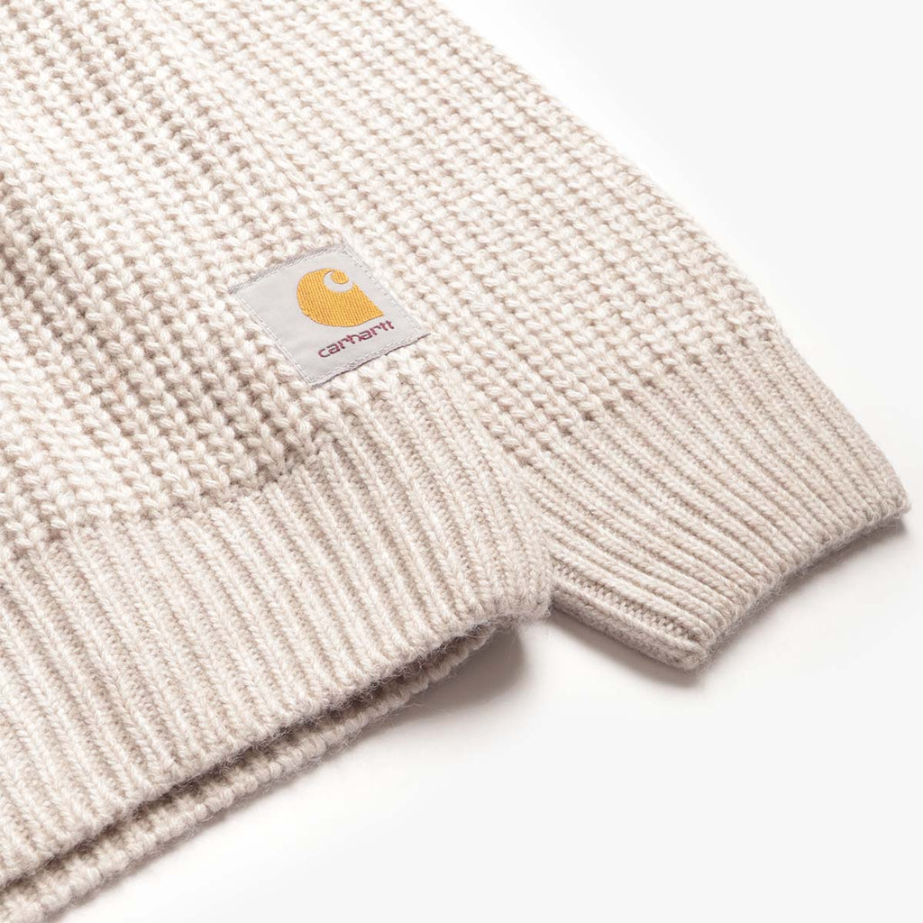 Carhartt WIP Firth Sweater, Fleur De Sel, Detail Shot 2