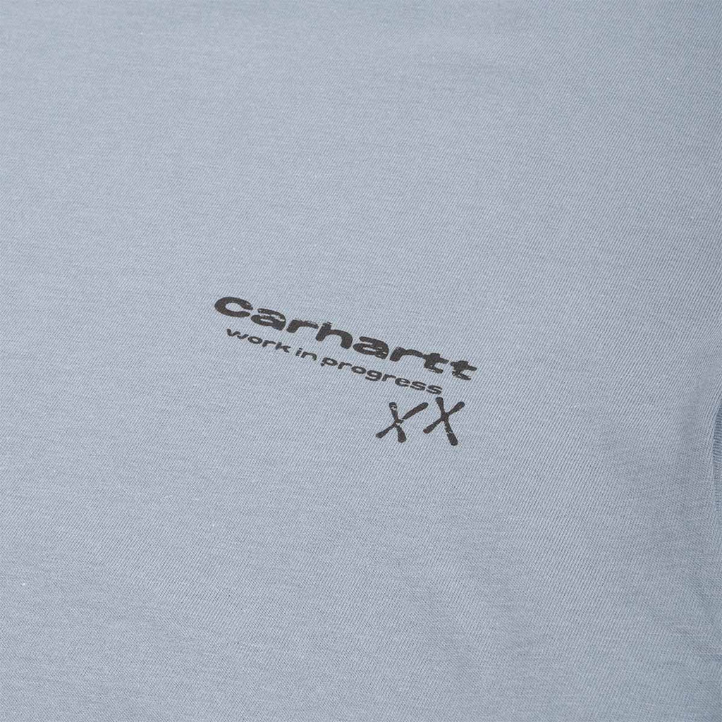 Carhartt WIP Garble T-Shirt, Velvet Blue, Detail Shot 2