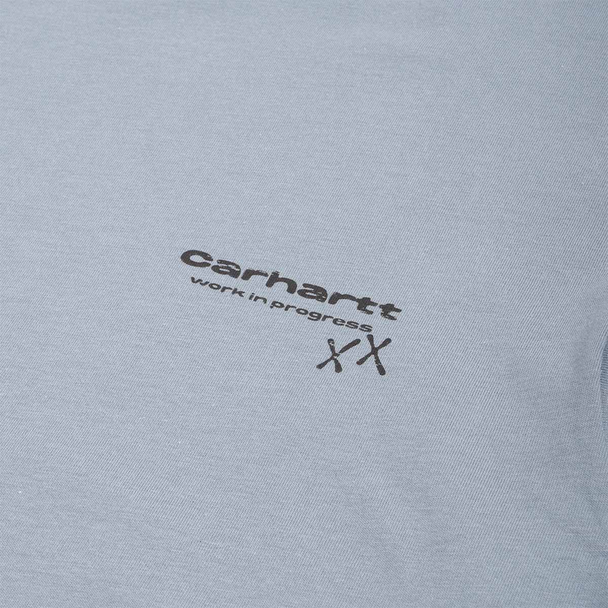 Carhartt WIP Garble T-Shirt, Velvet Blue, Detail Shot 2