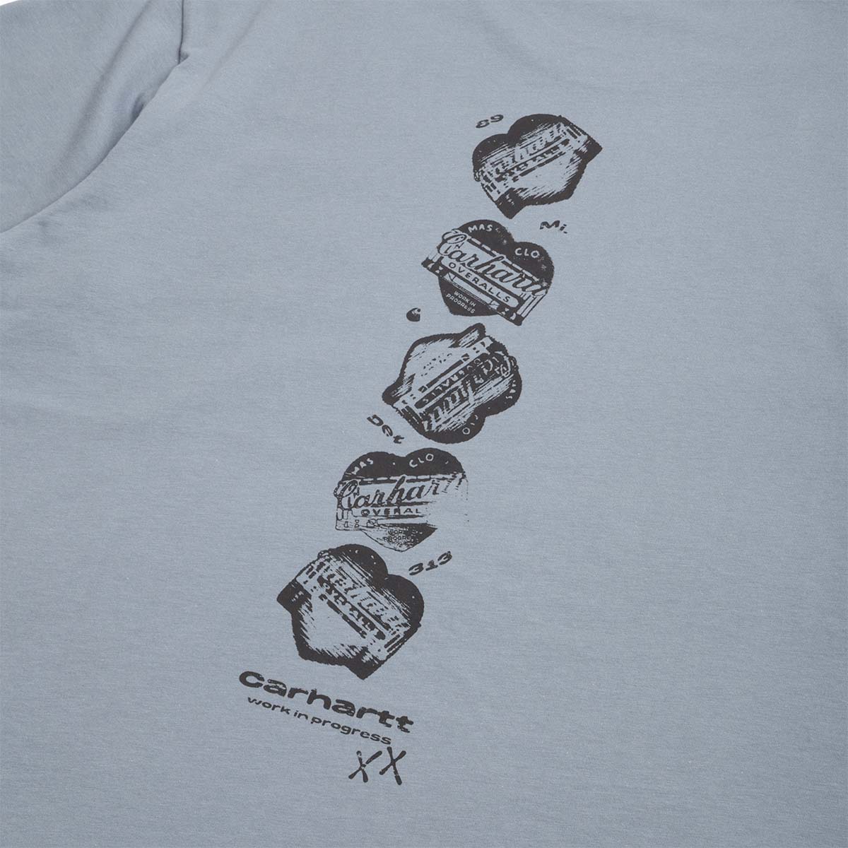 Carhartt WIP Garble T-Shirt, Velvet Blue, Detail Shot 4