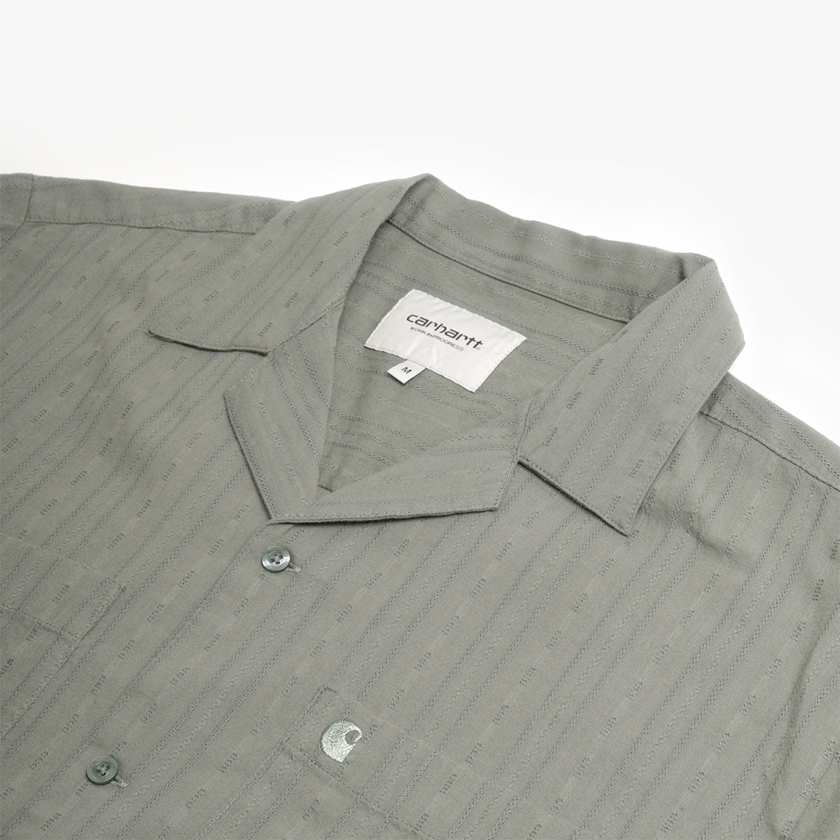main Carhartt WIP Gareth Shirt, Velvet Green, Detail Shot 3