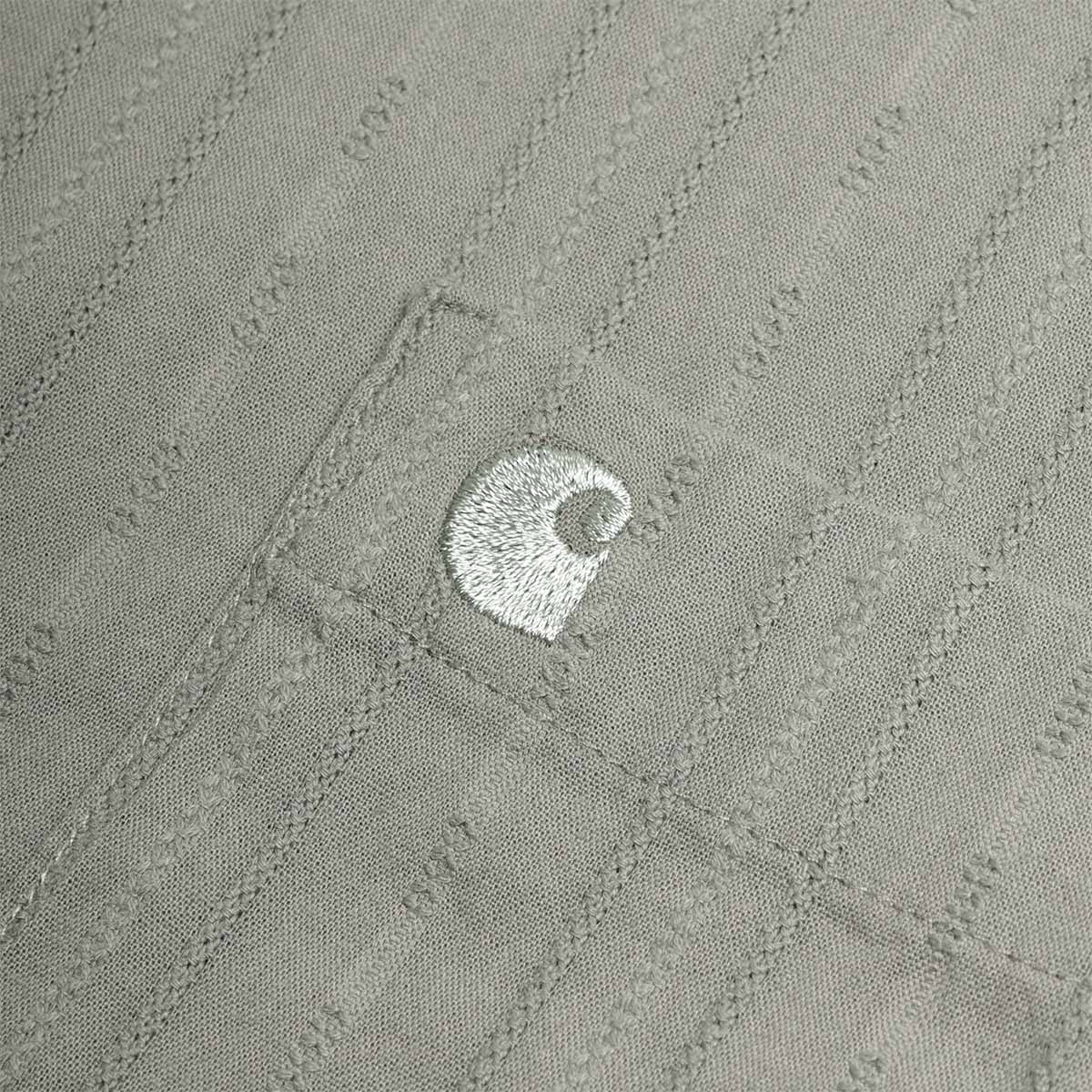 main Carhartt WIP Gareth Shirt, Velvet Green, Detail Shot 4