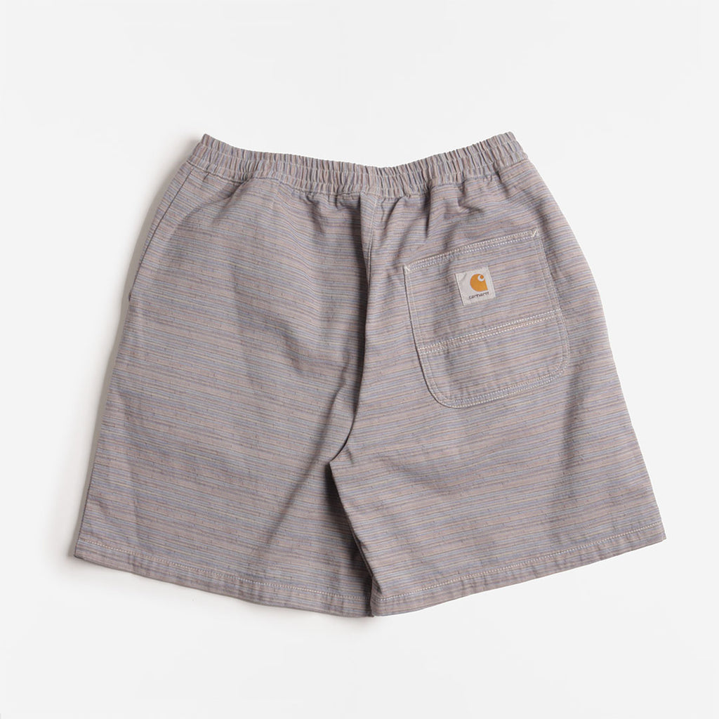 Carhartt WIP Gellar Shorts, Gellar Stripe Multicolour (Rinsed), Detail Shot 3