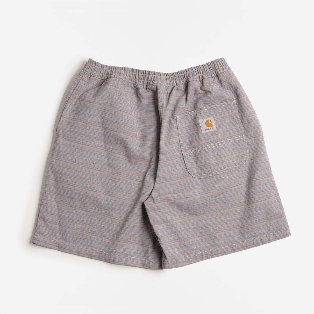 Carhartt WIP Gellar Shorts, Gellar Stripe Multicolour (Rinsed), Detail Shot 3