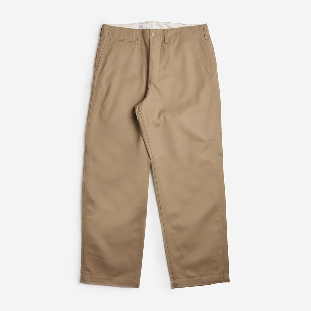 main Carhartt WIP Harold Pant, Leather (Rigid), Detail Shot 1