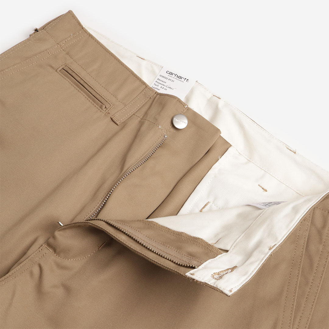 main Carhartt WIP Harold Pant, Leather (Rigid), Detail Shot 2