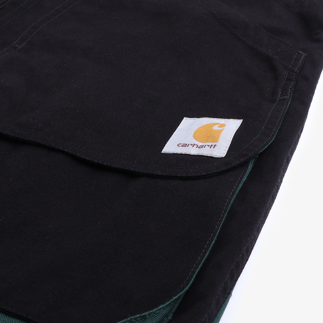 Carhartt WIP Heston Vest, Black Discovery Green (Heave Stone Wash), Detail Shot 4
