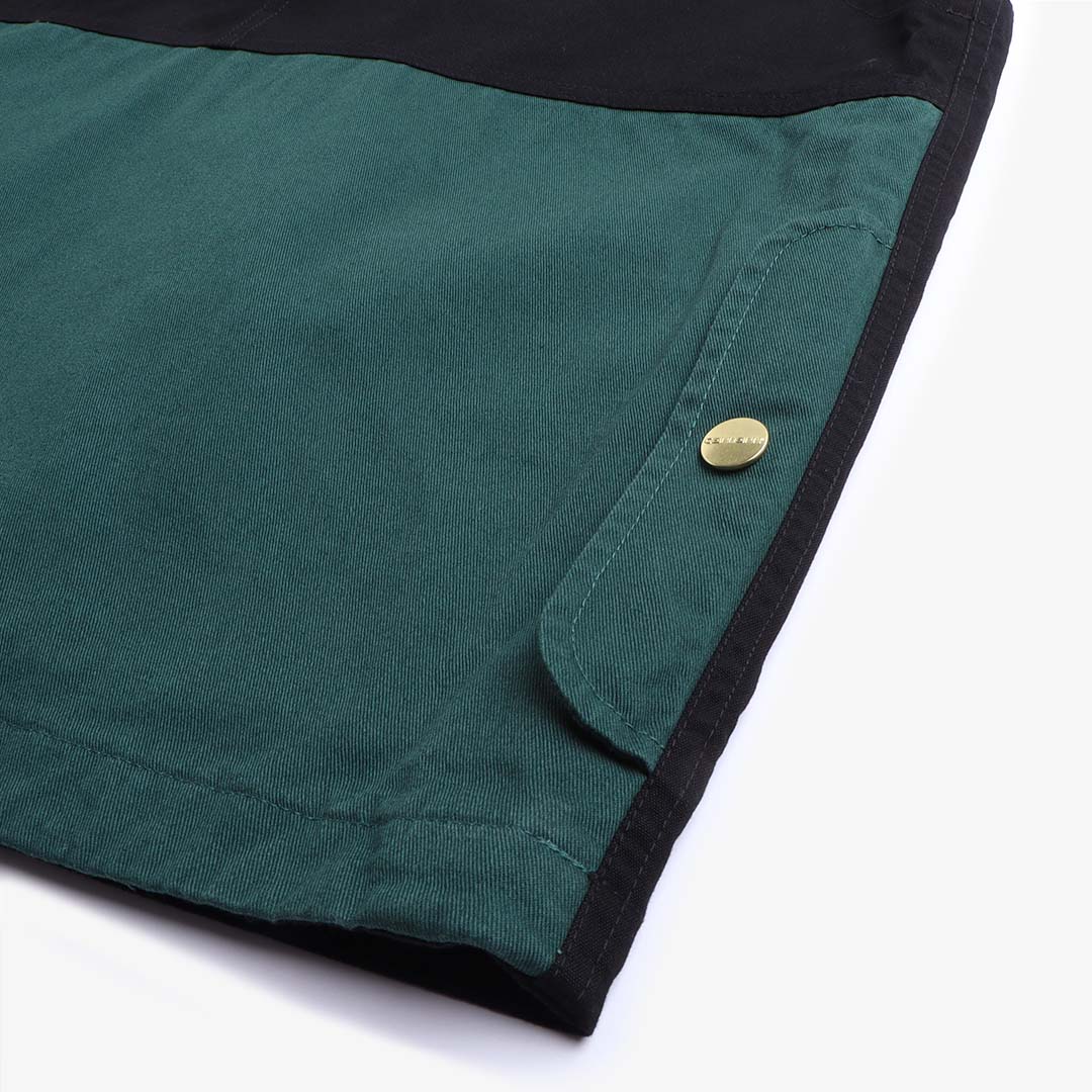 Carhartt WIP Heston Vest, Black Discovery Green (Heave Stone Wash), Detail Shot 6