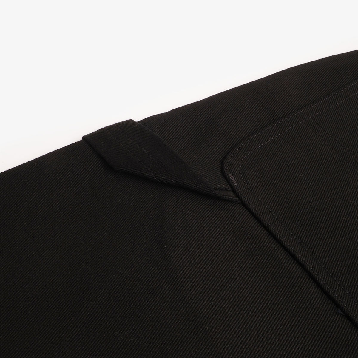 Cotton twill texture, black Holden Pant