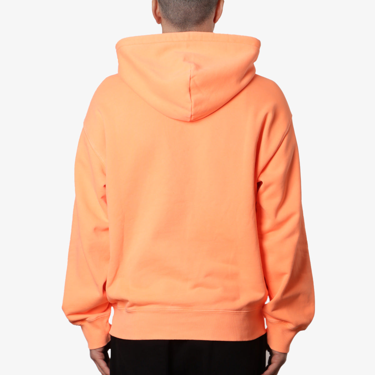 Carhartt WIP Industry Hoodie, Lumo Orange (Garment Dyed), Detail Shot 3