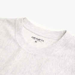 thumbnail Carhartt WIP Label T-Shirt, Ash Heather, Detail Shot 3