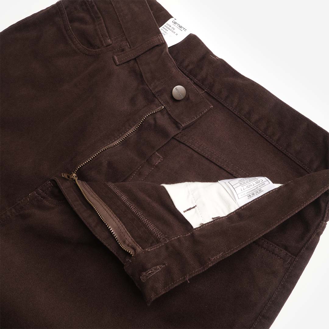 main Carhartt WIP Landon Pant, Tobacco (Rinsed), Detail Shot 4