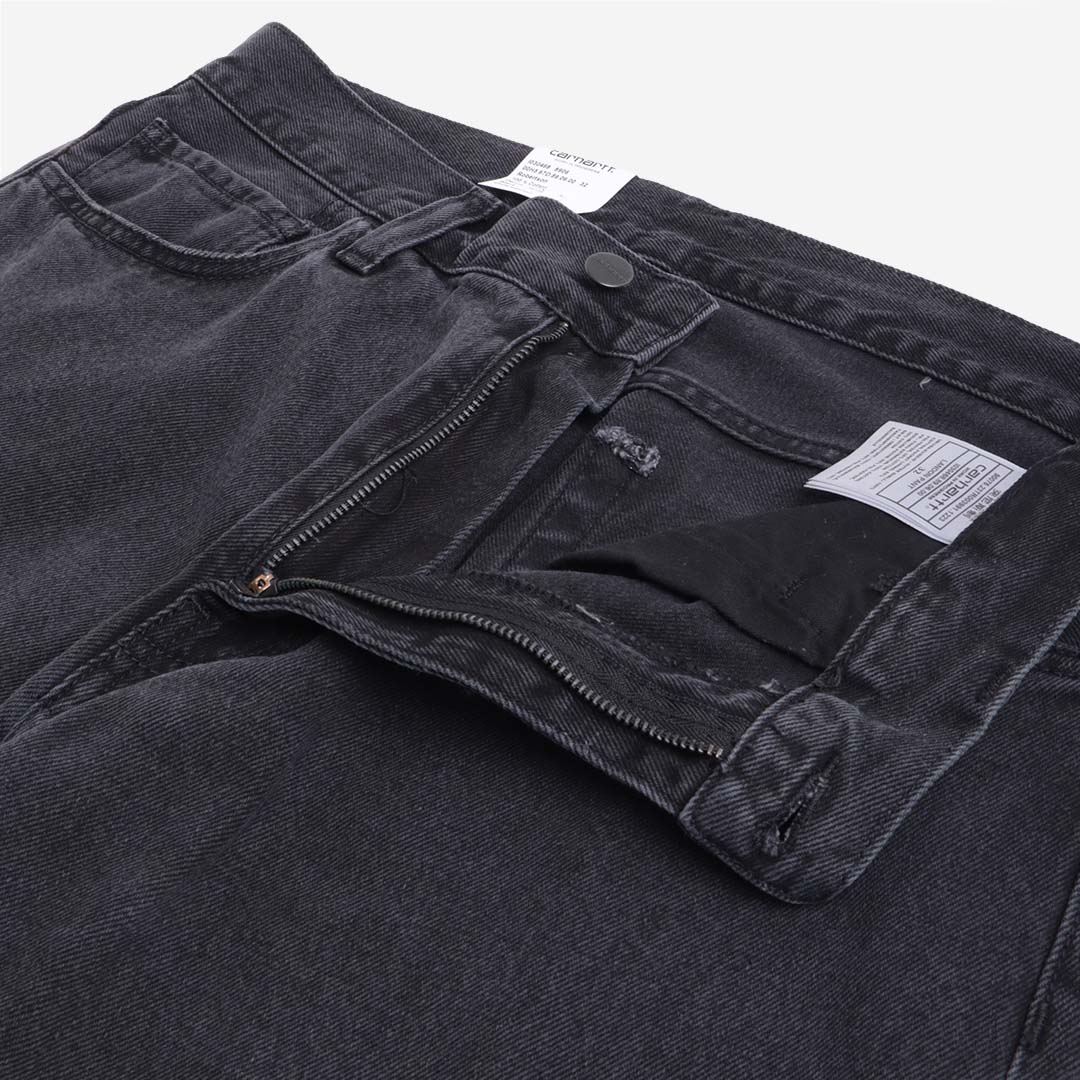 Carhartt WIP Landon Pant, Black (Stone Washed), Detail Shot 6