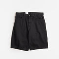 Carhartt WIP Landon Shorts, Black (Stone Washed), Detail Shot 1