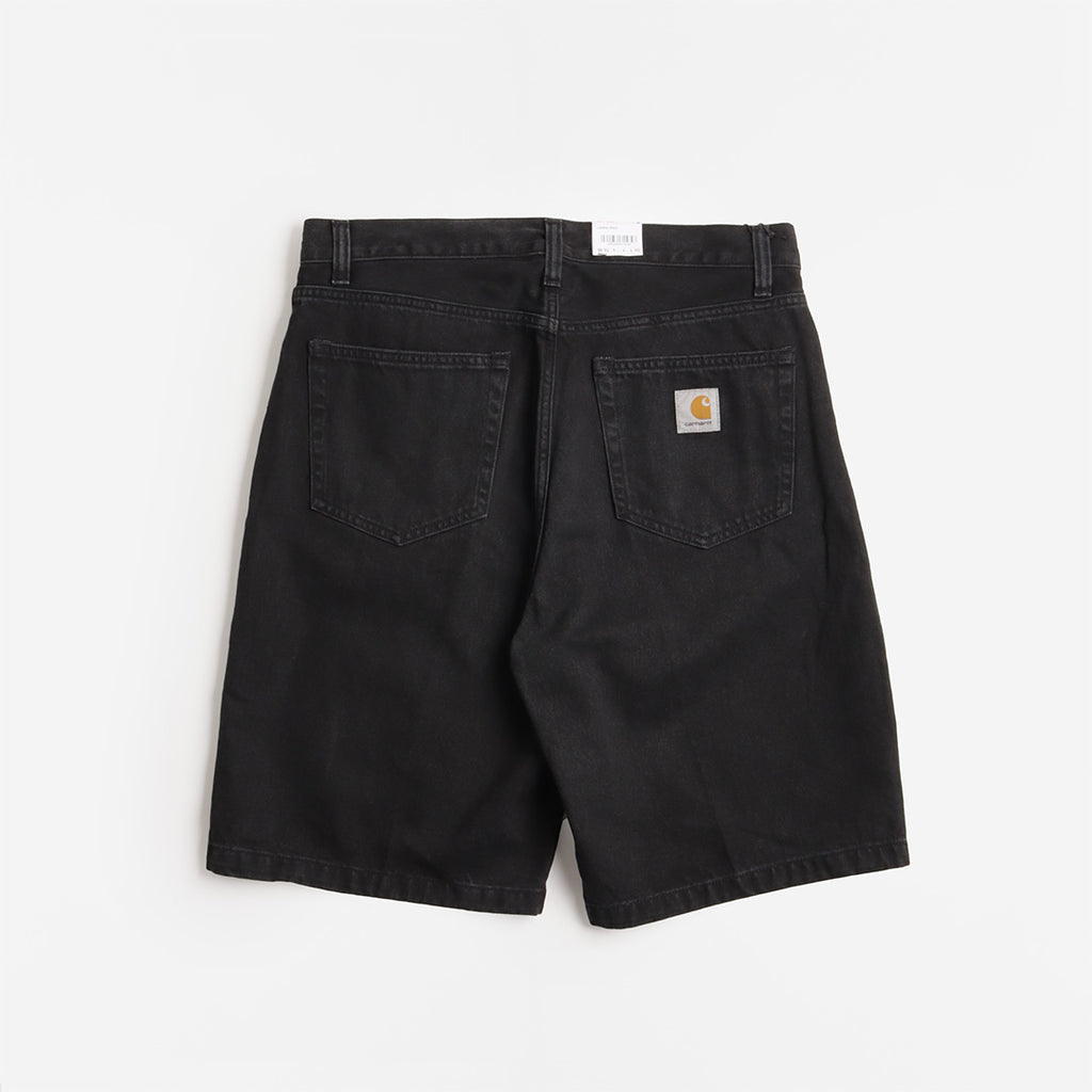 Carhartt WIP Landon Shorts, Black (Stone Washed), Detail Shot 4