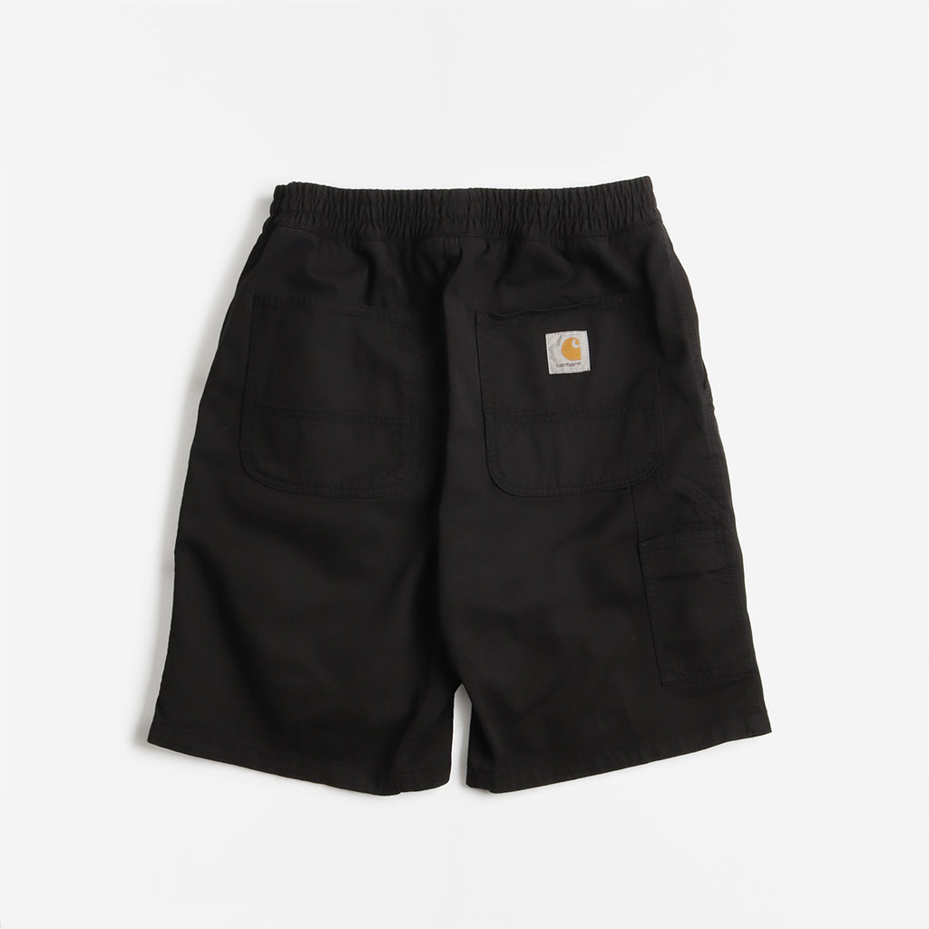 Carhartt WIP Landon Shorts, Black (Stone Washed), Detail Shot 3
