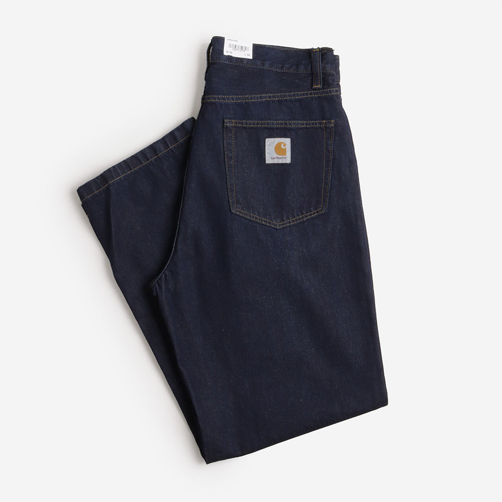 Carhartt WIP Landon Pant, Blue (Rinsed), Detail Shot 5