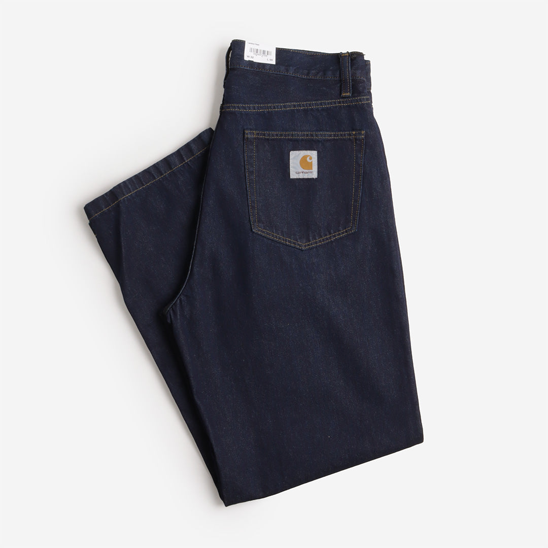Carhartt WIP Landon Pant, Blue (Rinsed), Detail Shot 5