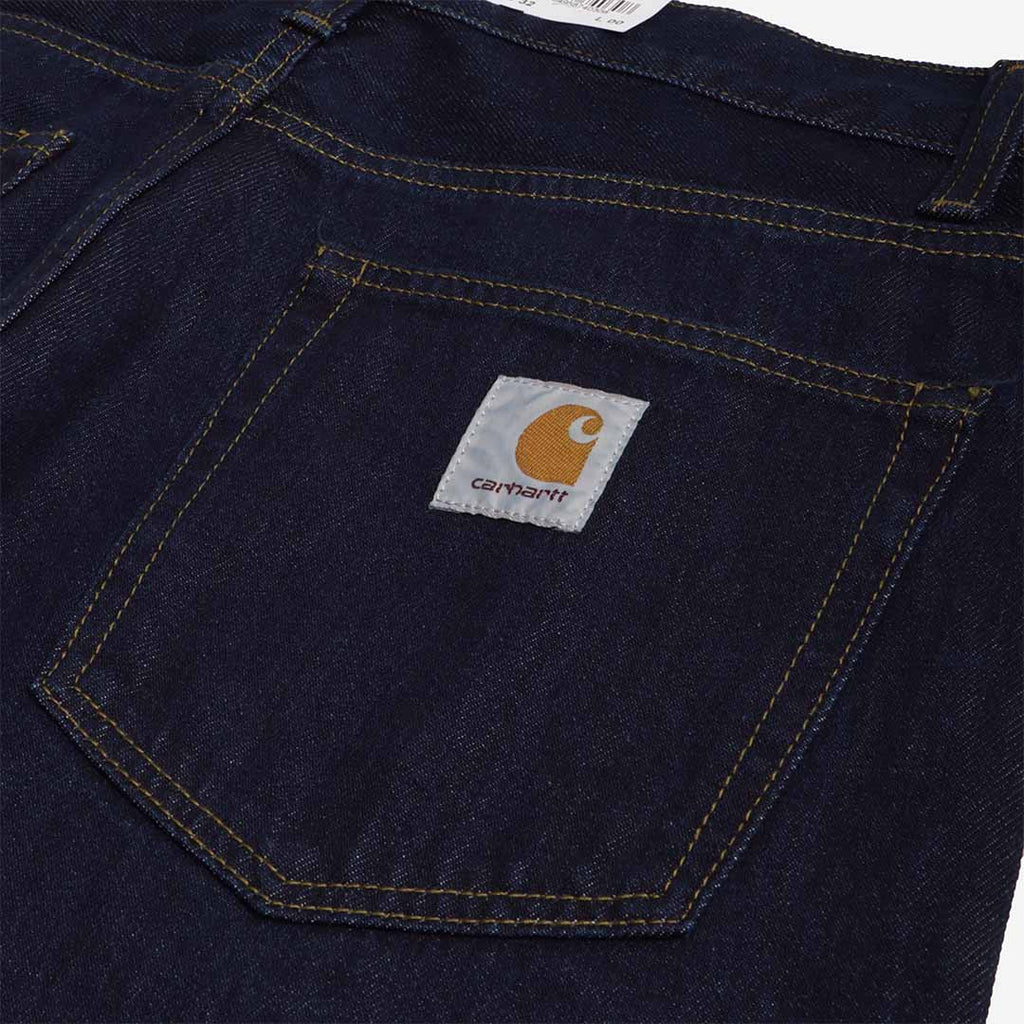 Carhartt WIP Landon Pant, Blue (Rinsed), Detail Shot 4
