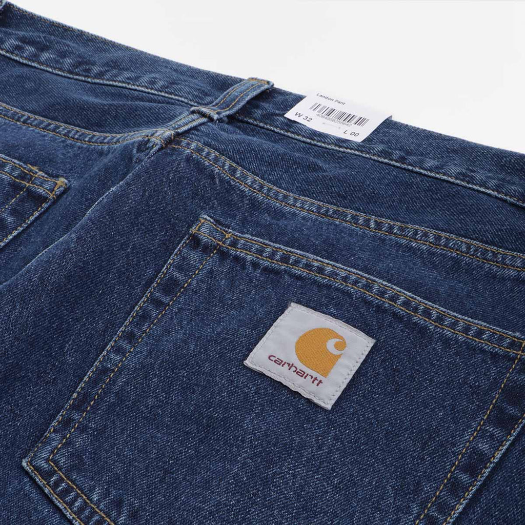 Carhartt WIP Landon Pant, Blue Stone Washed, Detail Shot 8