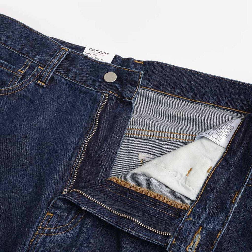 Carhartt WIP Landon Shorts, Blue (Stone Washed), Detail Shot 2