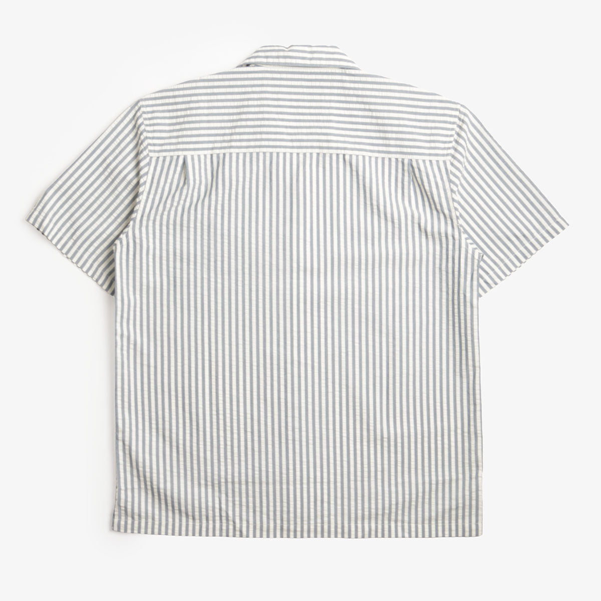 main Carhartt WIP Leavel Shirt, Leavel Stripe Blue River Wax, Detail Shot 5