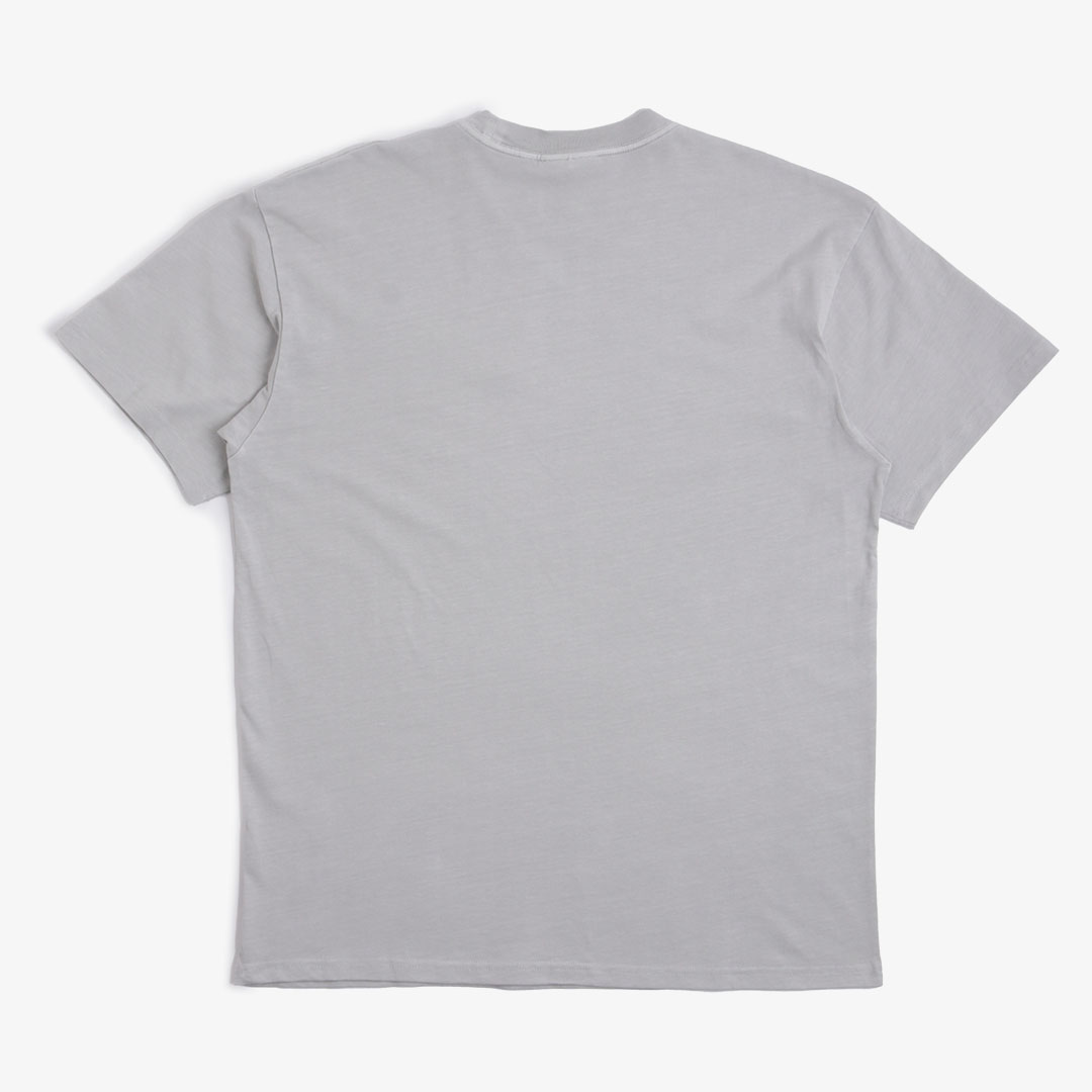 Carhartt WIP Life T-Shirt, Silver (Pigment Garment Dyed), Detail Shot 2