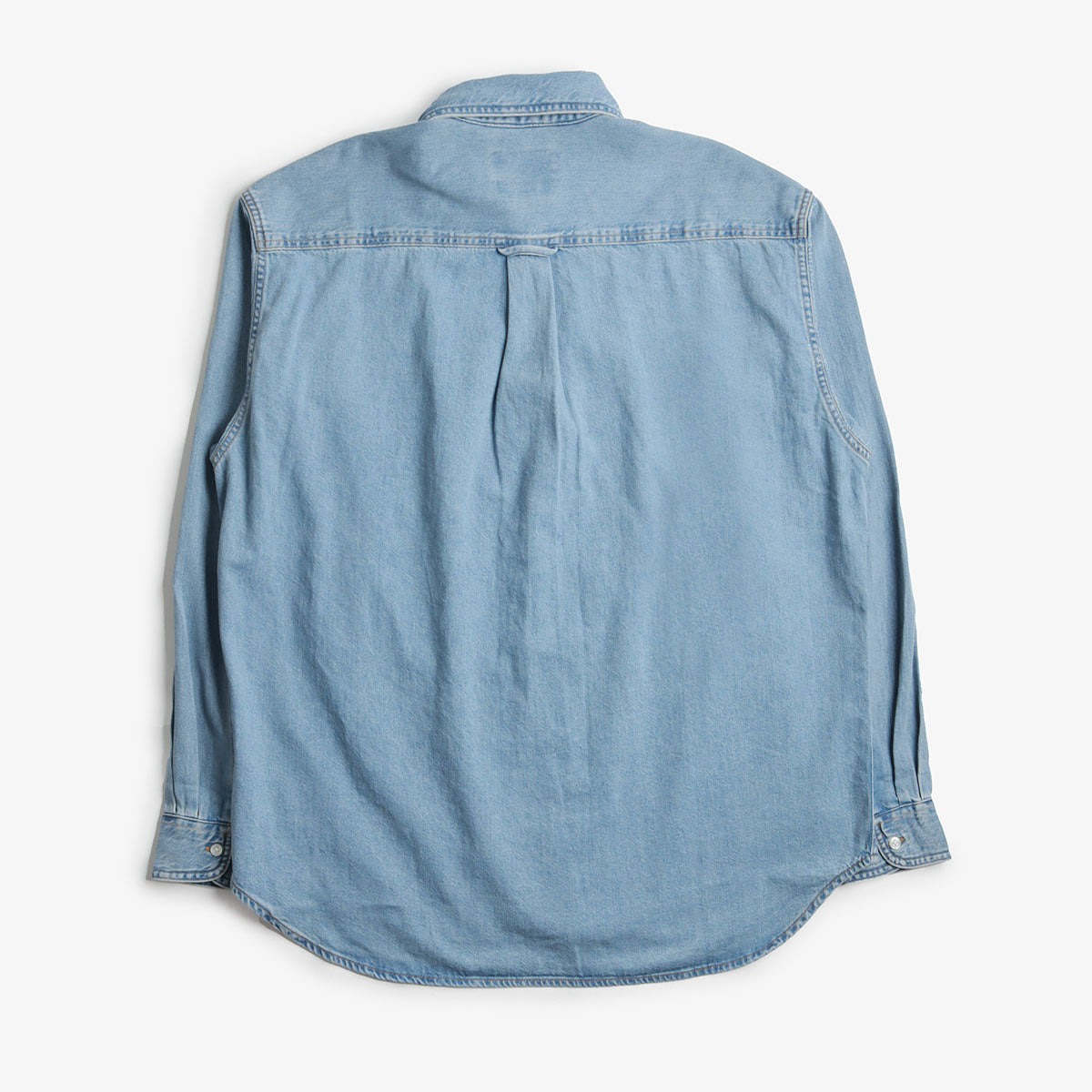 Carhartt WIP Lucas Shirt, Blue (Bleached), Detail Shot 4